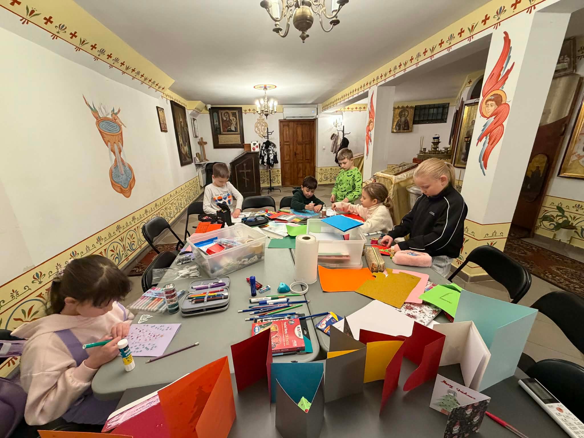 Warsztaty Kartki Świątecznej 2025/2026 w Punkcie Katechetycznym w Częstochowie