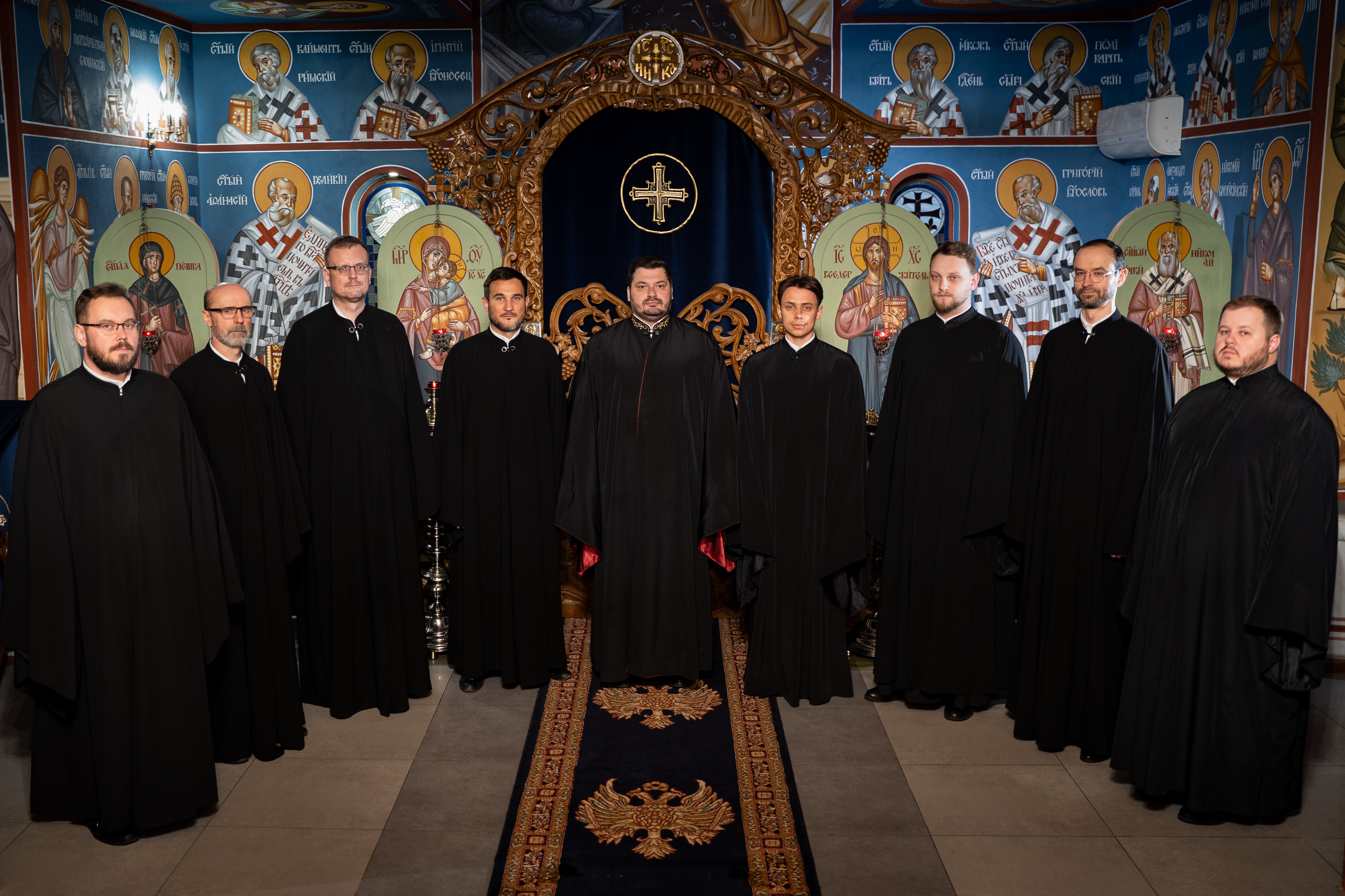Koncert bizantyjskiego chóru w cerkwi w Częstochowie